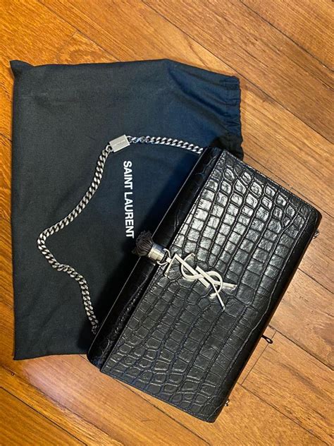 ysl kate crocodile medium|YSL kate medium review.